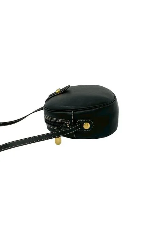 Dior Box Vintage CD Logo Leather Mini Shoulder Bag Pochette Black - Picture 5 of 10